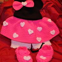 minnie mouse set - Project by Darlina