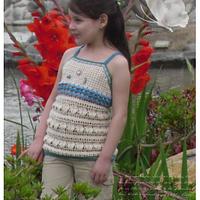 Sea Breeze Apron Style Crochet Halter Pattern 