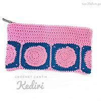 Twirling square pencil case - Project by Farida Cahyaning Ati