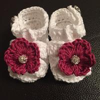 Baby shoes pink - Project by Rubyred0825