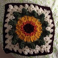 Sunflower afghan