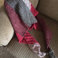 Caron cakes - kerchief scarf - Project by Shirley