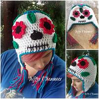 Sugar Skull Cap  - Project by tkulling