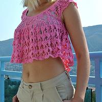 Crochet Summer Top Free Pattern - Project by janegreen