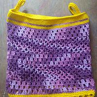 Purple "dietforplastic" bag