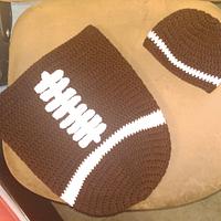 Football Hat and Cocoon - Project by Jenni0605