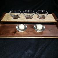 serving tray / candle tray - Project by Jeff Vandenberg