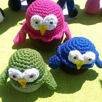 Owl puffs - Project by Made with love knitting and crocheting