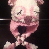 Newborn Owl Set in pink - Project by Craftybear