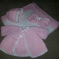 Pink baby layette - Project by nana863
