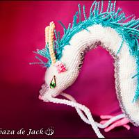 Haku Dragon Amigurumi - Spirited Away - Studio Ghibli - La Calabaza de Jack