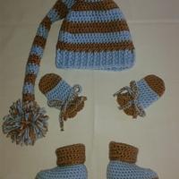 Blue Teddy Set