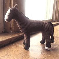 crocheted Horse