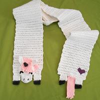 Pink Unicorn Scarf - Project by CharleeAnn