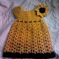 Sunflower Dress -Toddler Dress