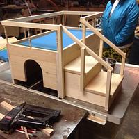 Dog bed with potty chamber - Project by David A Sylvester  