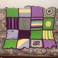 Lilac Garden Afghan for Madge - Project by Alana Judah