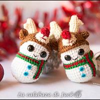 Snowman Amigurumi - La Calabaza de Jack - Project by La Calabaza de Jack