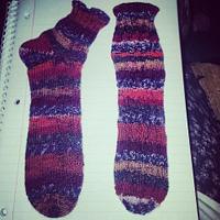 Socks for granddaughter  - Project by klharper14