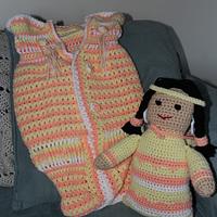  Native American Doll & Papoose Bunting - Project by Denise