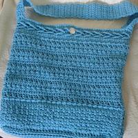 Crochet tote bag - Project by Lisa Crispin