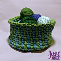 Linen Stitch Basket