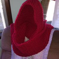 Hooded Scarf  - Project by Lisascrafts