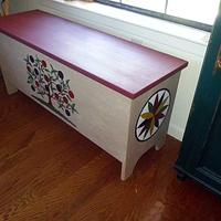 Milk Painted 6-Board Chest - Project by HorizontalMike