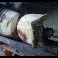 natural rim cedar vessel 