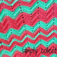 Chevron Flare Blanket - Project by Simply Collectible - Celina Lane