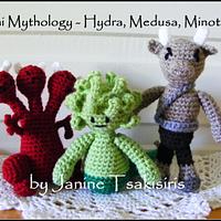 Mini Mythology - Minotaur, Medusa, Hydra