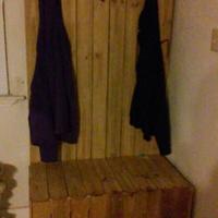 coat rack with storage - Project by Kevin