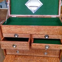 oak machinist tool chest
