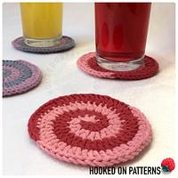 Candy Swirl Coasters - Project by Ling Ryan