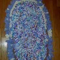 1st rag rug - Project by sherry sanders