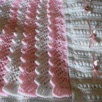 Ribbon Roses and Frills Baby Blanket - Project by mobilecrafts