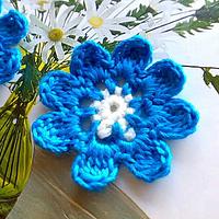 Crochet Flower Embellishment - Project by Mamta Motiyani