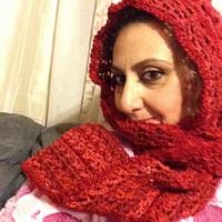 Hooded scarf - Project by Tatyana Surenyan-Krech