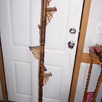 spider web coat rack - Project by Wheaties  -  Bruce A Wheatcroft   ( BAW Woodworking) 