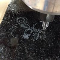 Granite engraving