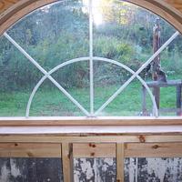 transom window installed  - Project by Wheaties  -  Bruce A Wheatcroft   ( BAW Woodworking) 