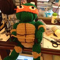 Ninja Turtle figure I made for my great grandson Braydan for is 3rd birthday - Project by hammerhead