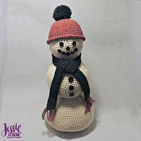 Snowman Centerpiece - Project by JessieAtHome