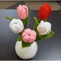 Eco-Friendly Crochet Tulips 