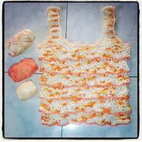 Lacy Sunshine Tanktop - Project by Na Fatwaningrum