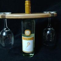 Wine Bottle and Glass Display  - Project by Jeff Vandenberg