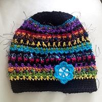 Scrap beanie - Project by Lisa Crispin