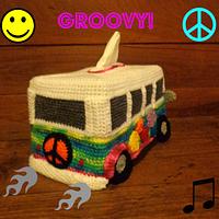 Groovy VW Inspired Tissue Box Cover