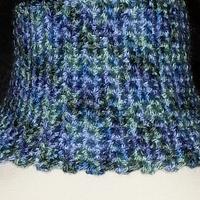 Lotus Leaf Scarf - Variegated Blues