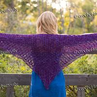 Box Stitch Triangle Shawl